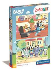 Clementoni Puzzle 2x60el Super Kolor Bluey 248131