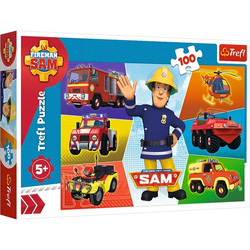 Puzzle trefl 100 strażak sam