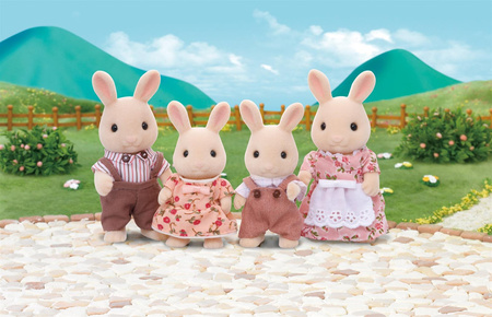 Sylvanian families 4108 rodzina biszkoptowych królików