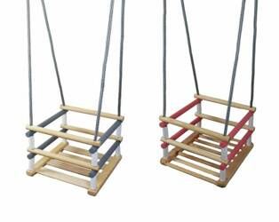 Huśtawka drewniana kolor 'Bączek' New 005538