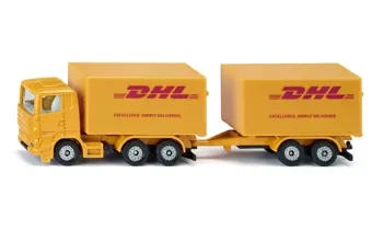 Siku 1694 Ciężarówka z przyczepą firmy DHL