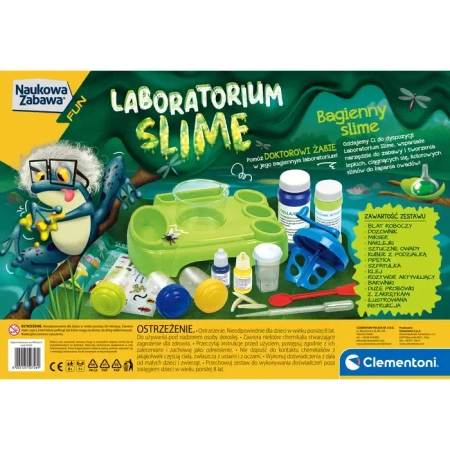 Clementoni Naukowa zabawa Laboratorium Slime 507269