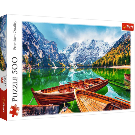 Puzzle Trefl 500 Jezioro Braies, Włochy 374865