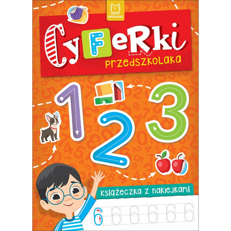 Cyferki przedszkolaka. Książeczka z naklejkami 138412