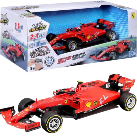 Maisto Ferrari SF90 2019 1:24 F1 USB zdalnie sterowany  072621