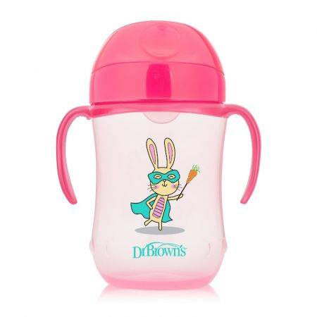 Dr. Brown's Kubek miękki ustnik z uchwytami 270ml mix kolor 9m+