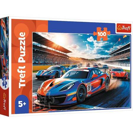 Puzzle Trefl 100 Szybka wyścigówka 174038