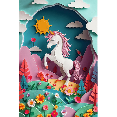 Puzzle Trefl 160 40-lecie Trefl Paper Art Jednorożec 400472