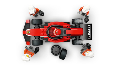 Lego 60443 City Pit stop i mechanicy z bolidem Ferrari 812496