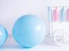 Balon okrągły 1m Pastel Light Blue 117204