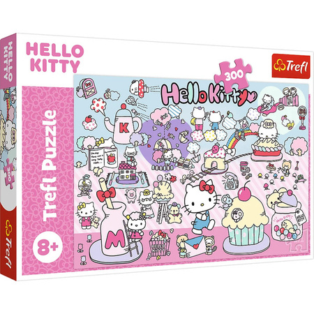 Puzzle Trefl 300 Poznaj świat Hello Kitty 230314