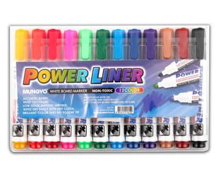 Marker suchościeralny Mungyo 12 kolorów