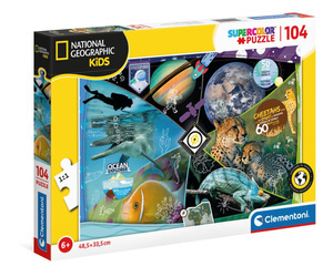 Clementoni Puzzle 104 el. National Geographic Kids