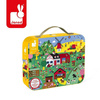 Puzzle obserwacyjne w walizce farma 24 elementy janod 326609