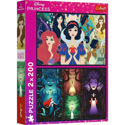 Puzzle Trefl 2x200 Czarujące księżniczki Disney 133172