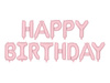 Balon foliowy Happy Birthday 340x35cm róż 052758