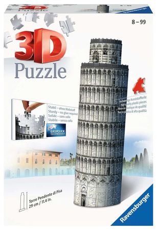 Puzzle ravensburger 3d 216el krzywa wieża w pizie 125579