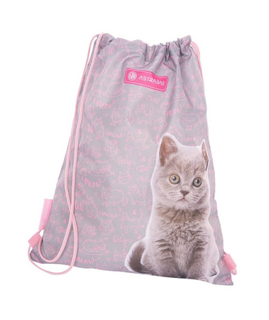 Worek na obuwie ASTRABAG PINKY KITTY 176321