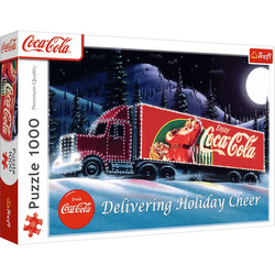 Puzzle Trefl 1000 Coca-Cola Świąteczna ciężarówka 109412