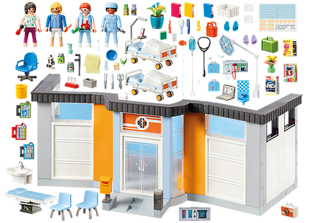 Playmobil 70191 szpital z wyposażeniem 