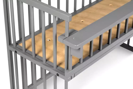 Łóżeczko dostawne 90x40 Piccolino grafit