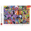 Puzzle Trefl 500 Koci alfabet 375275
