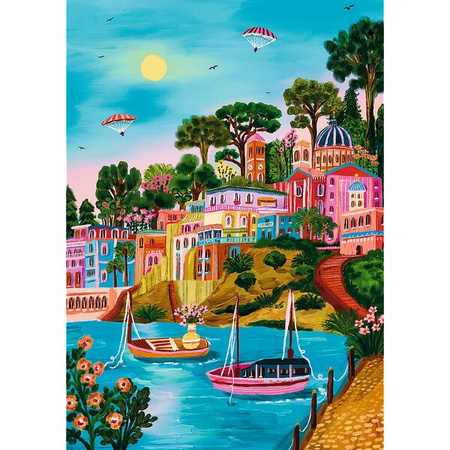 Puzzle Trefl 1000 Premium Plus The Art of Colour Siros Grecja 108934