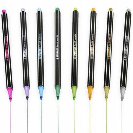 Stabilo pen 68 metallic etui 8 kolorów