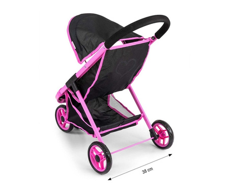 Wózek dla lalek Susie Prestige Black 128789