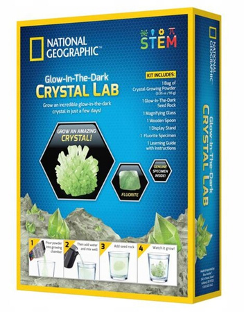National Geographic Labolatorium Kryształ świecący w ciemności 029691