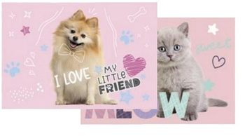 PODKŁAD SZKOLNY NA BIURKO OBUSTRONNY 55x38cm MY LITTLE FRIEND 688454