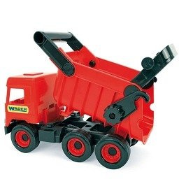 Middle truck wywrotka czerwona w kartonie wader 32111