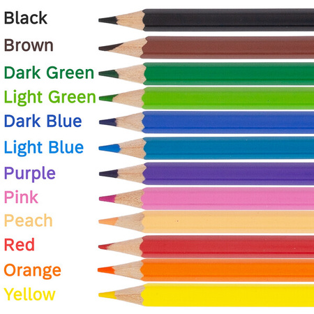 Pelikan Kredki 12kol drewno blister 724007