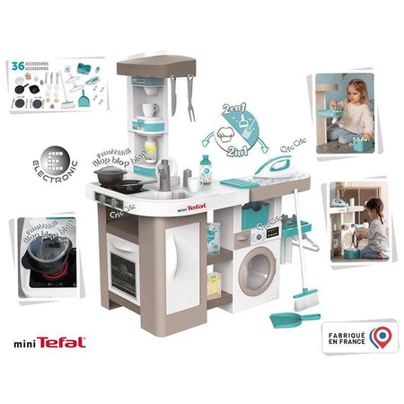 Smoby Mini Tefal Studio kuchnia z pralką 110507