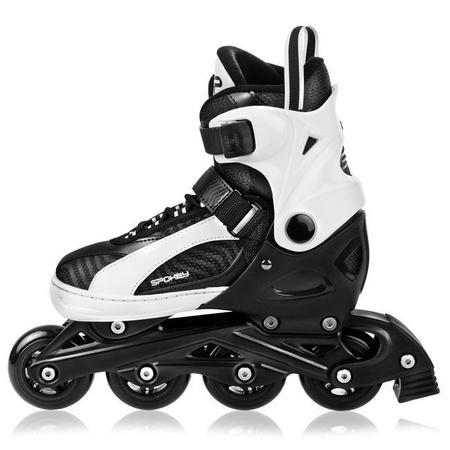 Rolki regulowane ori spokey roz.33-36 czarno-białe