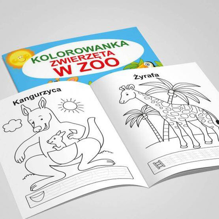 KOLOROWANKA ZWIERZĘTA W ZOO 222008 