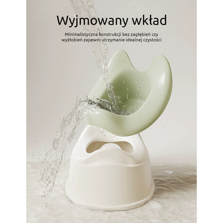 Ines&John Nocnik dziecięcy white/grey 497065