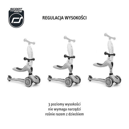 SCOOTANDRIDE Highwaykick 1 2w1 Jeździk i hulajnoga 1-5 lat Lemon 963541