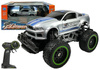 Auto zdalnie sterowane R/C 6,5 km/h wysokie koła srebrne 996577