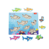 Trefl Zabawka drewniana Puzzle medium Baby Shark 616279