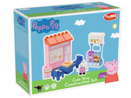 Peppa klocki big cukiernia 22 el. playbig 