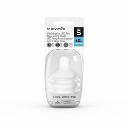 Suavinex Smoczki do butelek | SX Pro | +0m | 2 szt. | przepływ ultra | Suavinex