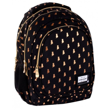 Plecak head golden effect golden kitty 159737