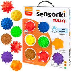 Tullo Piłeczki sensoryczne Sensorki 8 szt Bez dziurki 774194