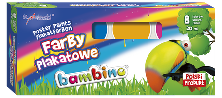 Maj farby plakatowe 8kol 20ml standard 004995
