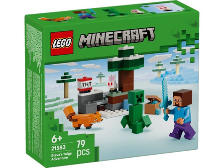 LEGO 21583 MINECRAFT Przygoda stevea w tajdze 034071