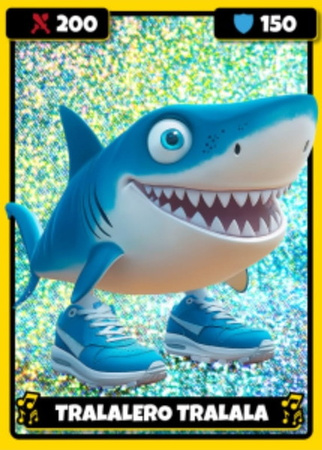 KIDZ BRAINROT 4x Kolekcjonerskie Karty Holograficzne i 4x Tatuaże 095605