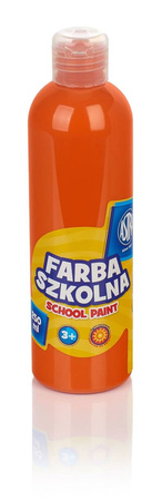 Farba astra 250ml pomarańczowa szkolna 108285