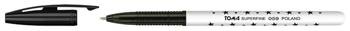 Długopis Toma superfine ze skuwką czarny TO-059
