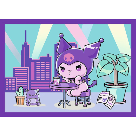 Puzzle Trefl 4w1 Dzień Kuromi Hello Kitty 346763